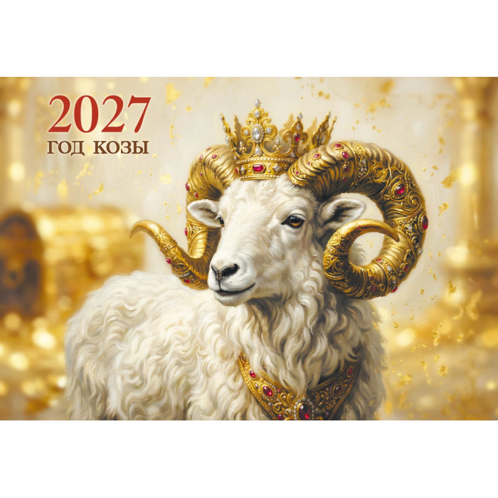 Календарь настенный 3-блочный 2027 "символ года" + бегунок