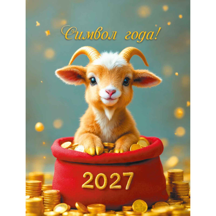 календарь настольный 2027 100х140 "символ года" Календарь настольный 2027 100х140 "символ года"