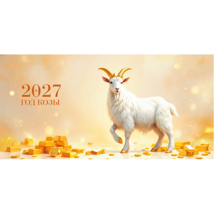 календарь настольный 2027 220х115 "символ года" + бегунок Календарь настольный 2027 220х115 "символ года" + бегунок