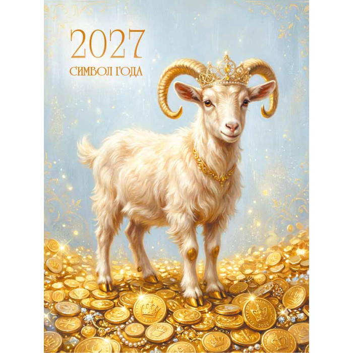 Календарь настенный отрывной 2027 100х135 "символ года" с магнитным креплением