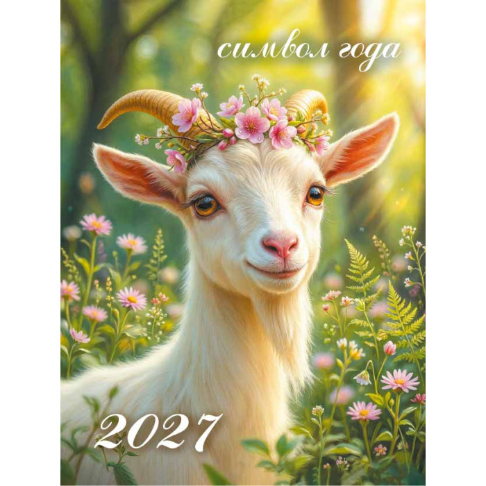 Календарь настенный отрывной 2027 100х135 "символ года" с магнитным креплением