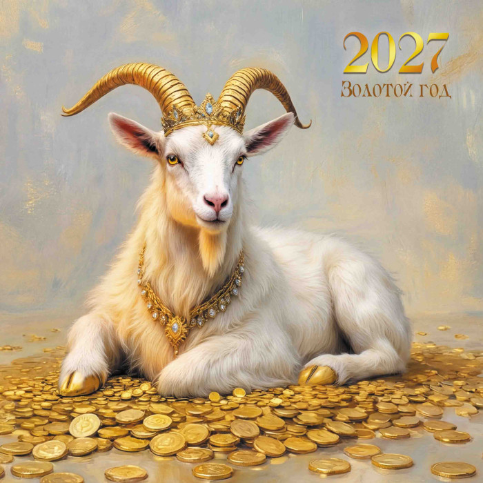 Календарь настенный перекидной 2027 23х23 12л. "символ года"