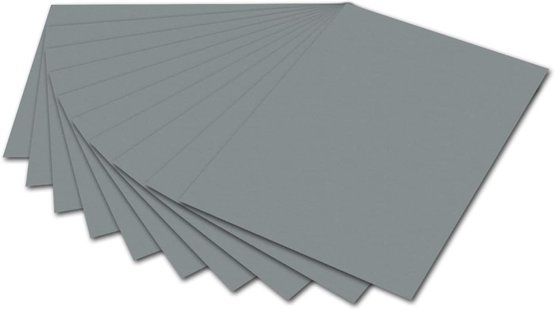 Бумага цветная "folia" 50х70 300г серый камень
