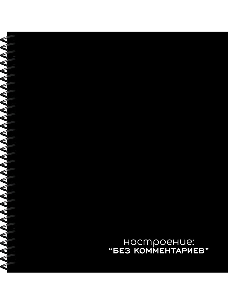 блокнот а6 спираль 80л. кл. "без комментариев" (проф-пресс) Блокнот а6 спираль 80л. кл. "без комментариев" (проф-пресс)