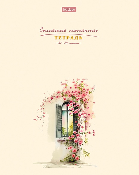 Тетрадь 24л. кл. "солнечные моменты" (hatber) б/б,асс-т