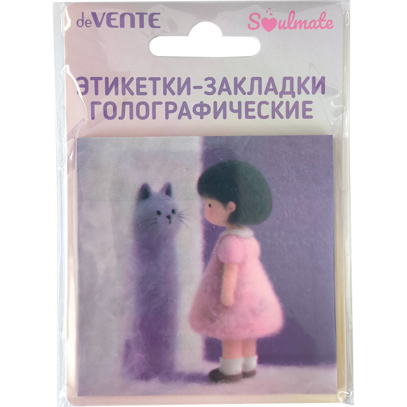 Блок д/зам.с липким краем devente "soulmate" 73х73 40л. пластик