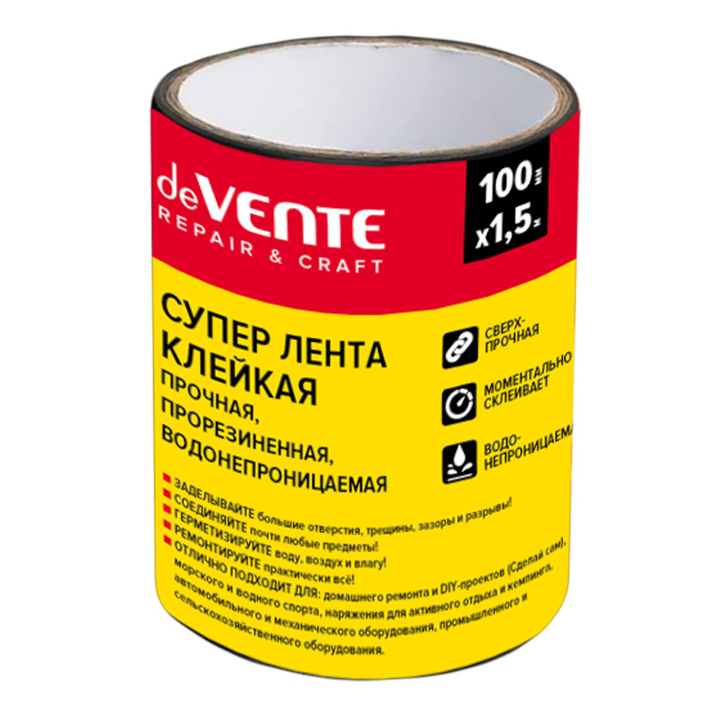 Клейкая лента полимерн. devente "repair&craft" 100ммх1,5м