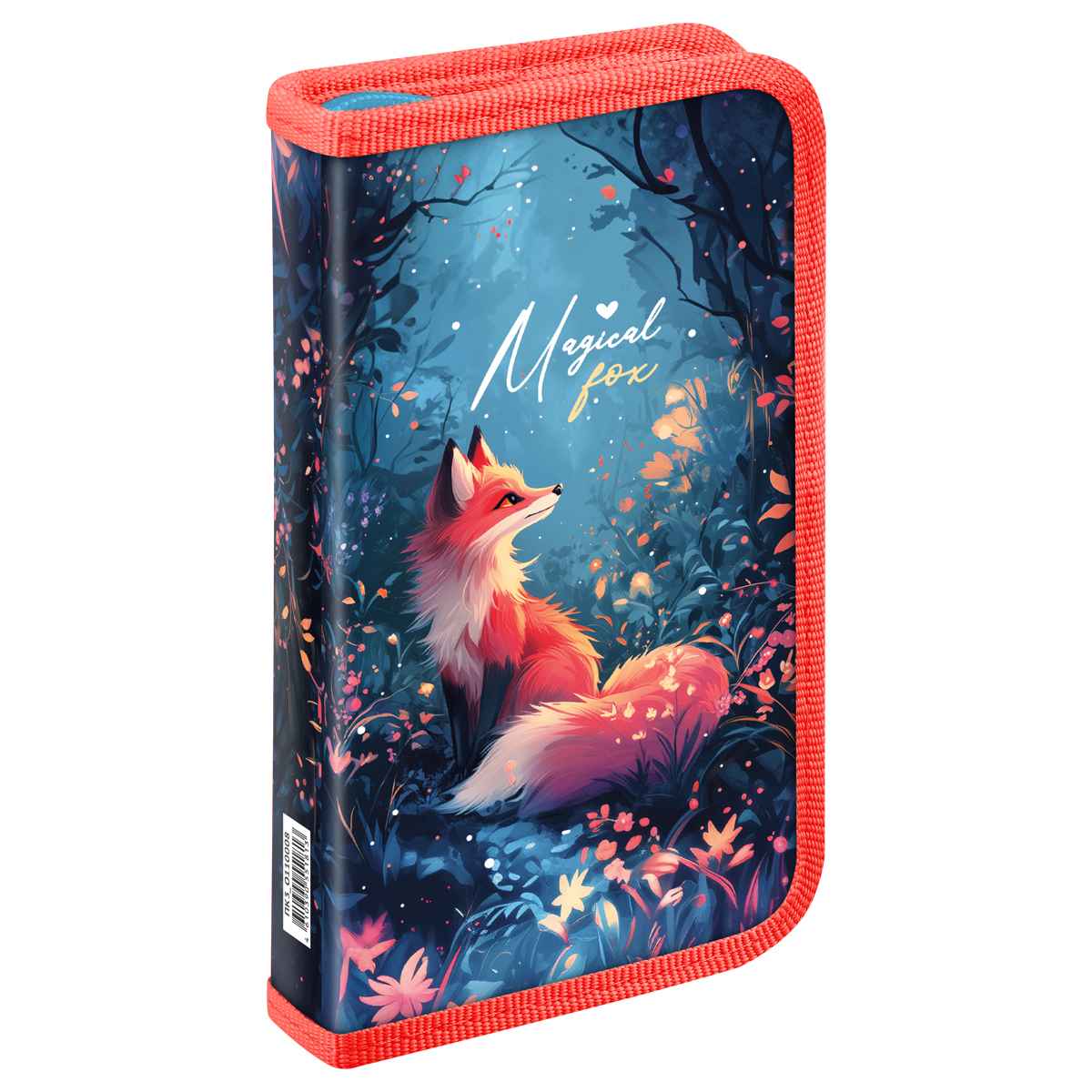 Пенал на молнии средний artspace "the fabulous fox" 190х110мм