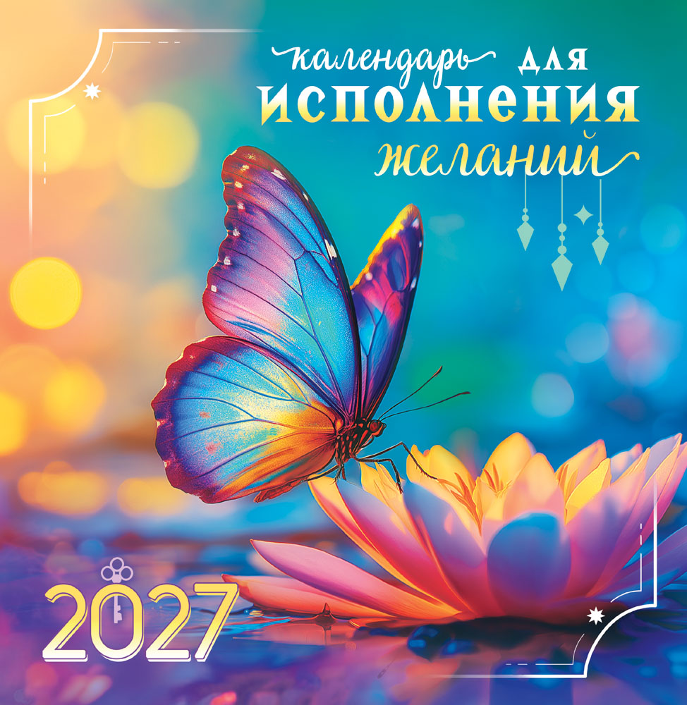 Календарь настенный перекидной 2027 23х23,5 12л. "календарь для исполнения желаний"