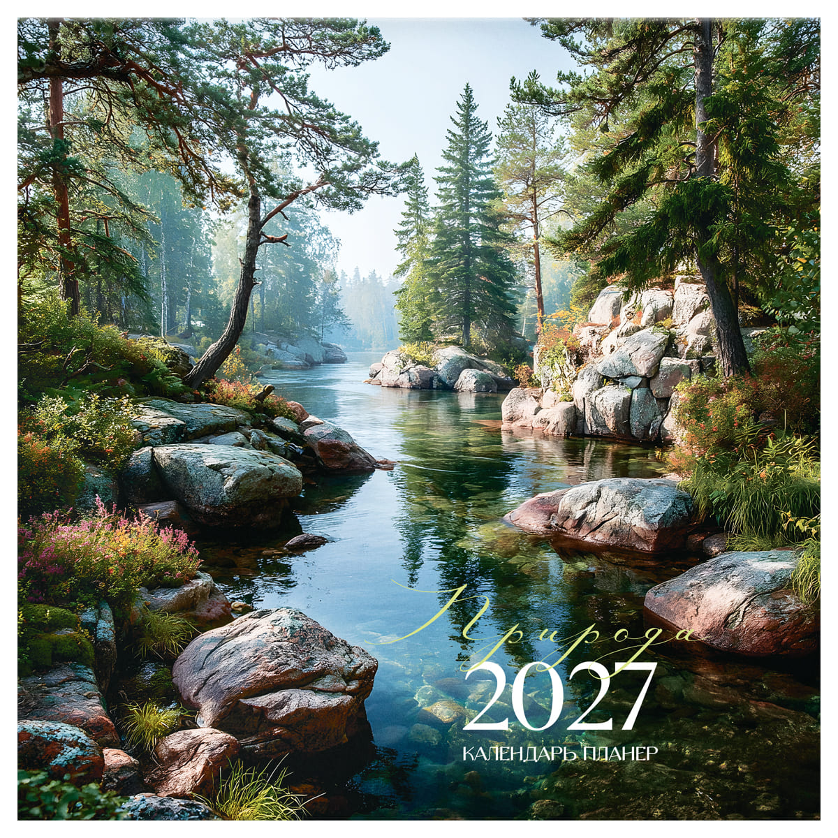 Календарь настенный перекидной 2027 29х29 12л. "природа"