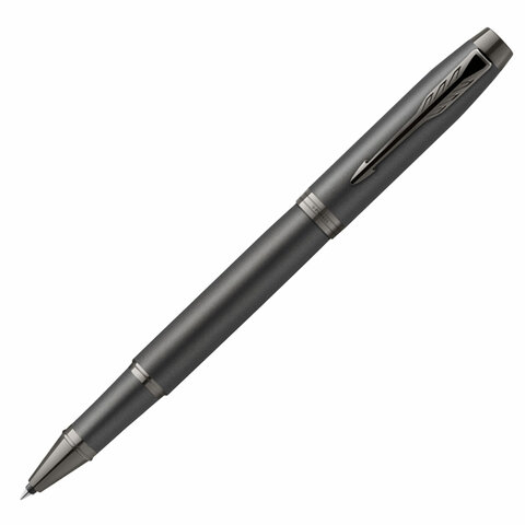 Ручка роллер подар. parker "im monochrome bronze pvd f" чёрная