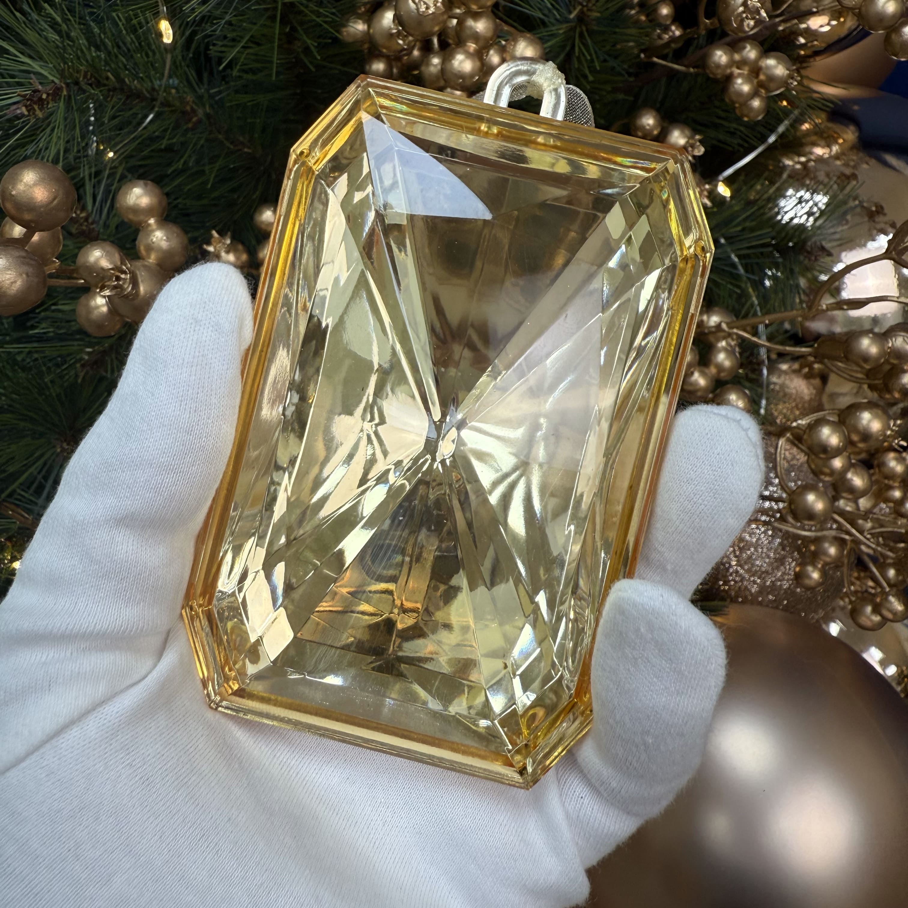 Украшение подвеска "diamond-shine" золото 6,8х3,8х11,4см
