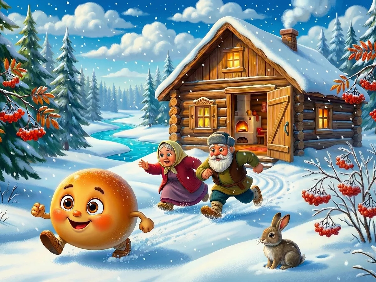 Пазлы 35 дет. "оживи мультфильм. колобок" (рыжий кот)