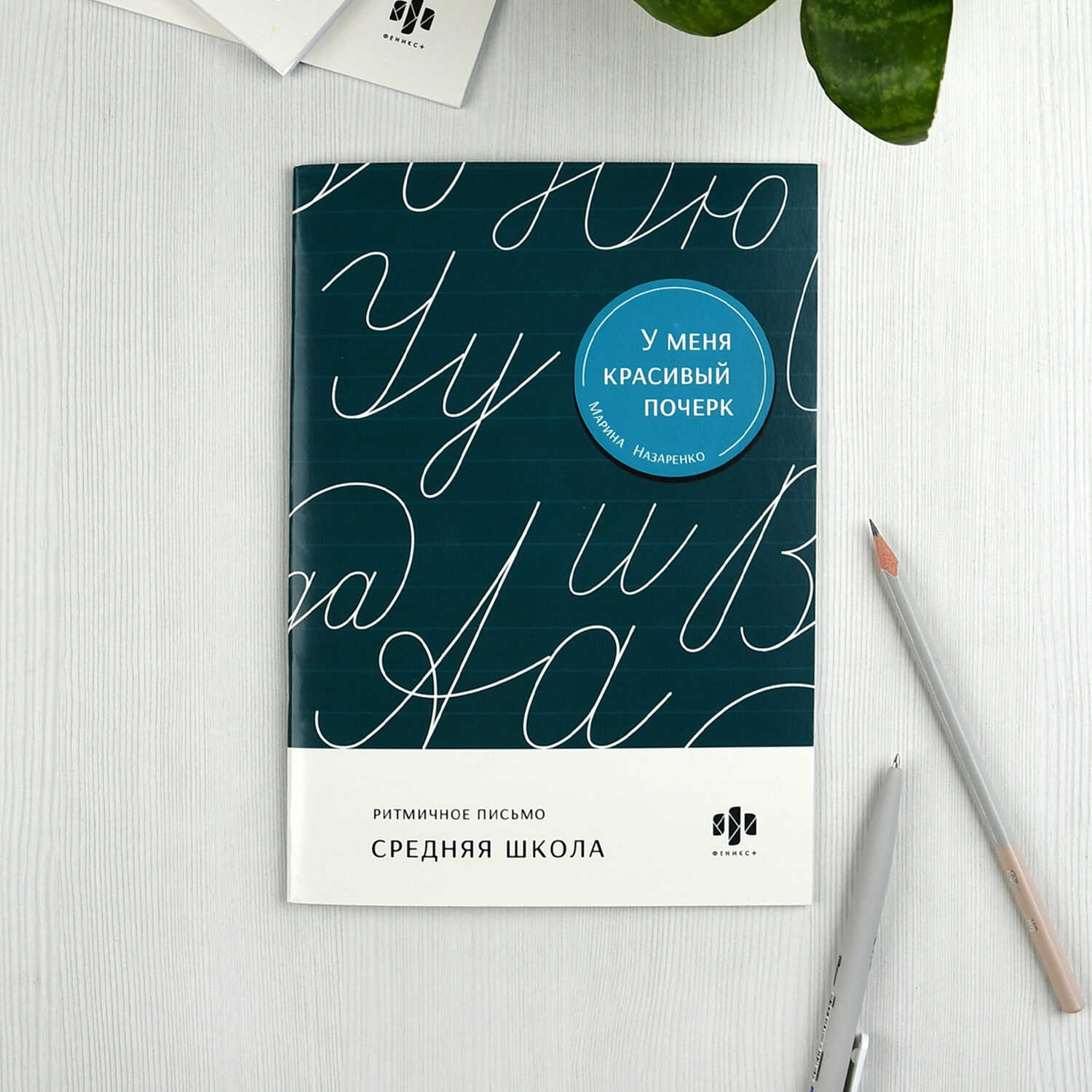 книга тренажёр "у меня красивый почерк. средняя школа" 165х235мм (феникс+) Книга тренажёр "у меня красивый почерк. средняя школа" 165х235мм (феникс+)
