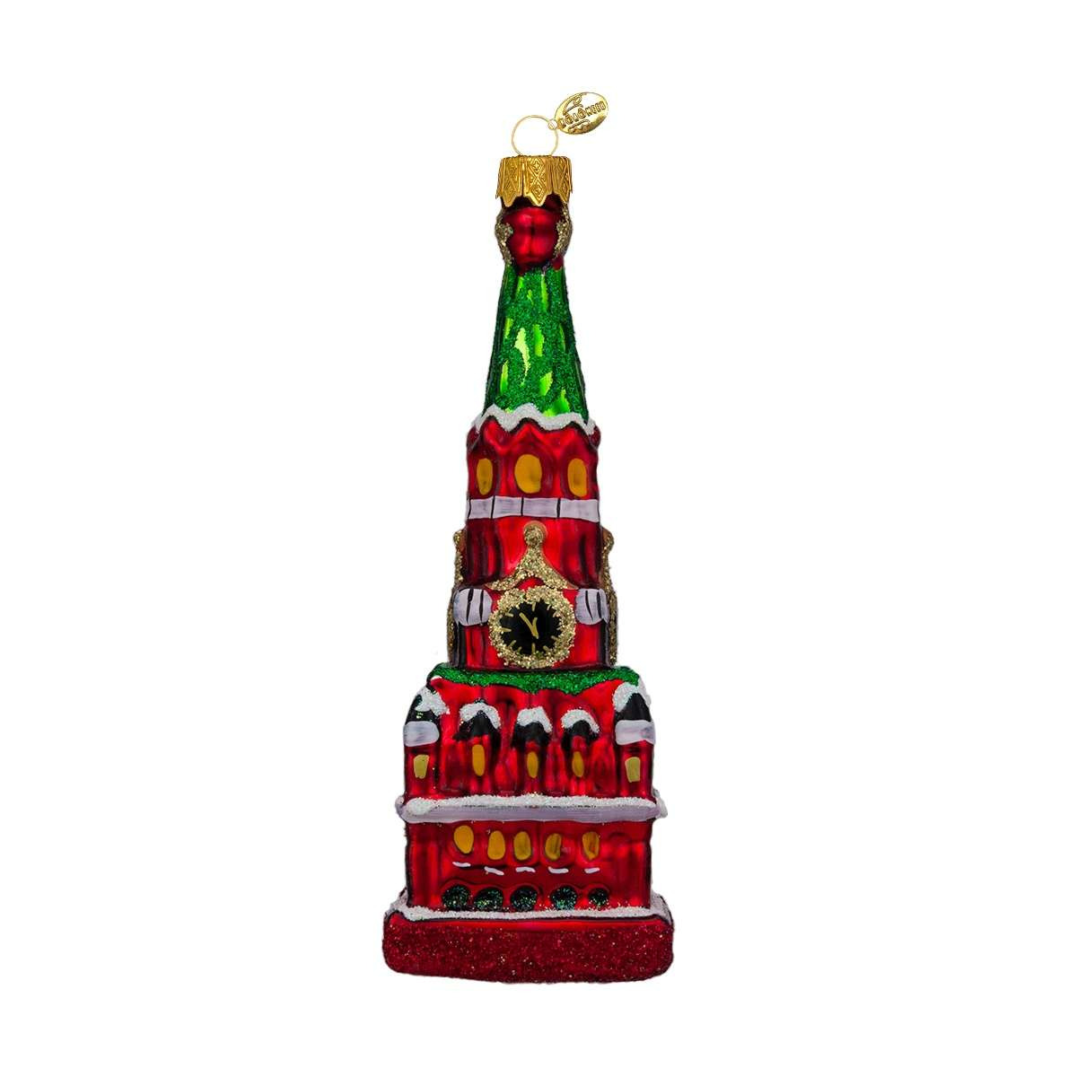 Украшение "кремль-1" 14,5см (стекло) к/уп
