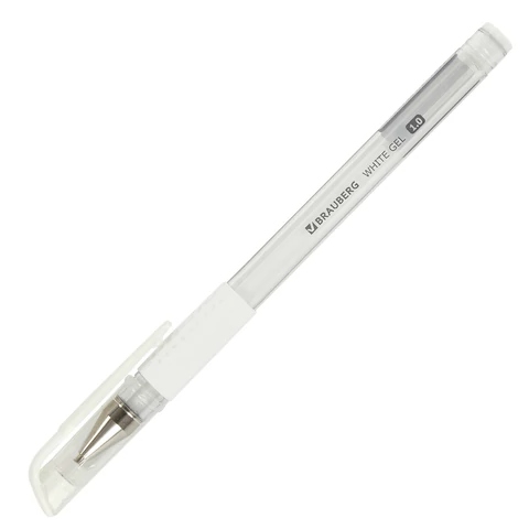 ручка гел. brauberg белая 0,5мм Ручка гел. brauberg белая 0,5мм