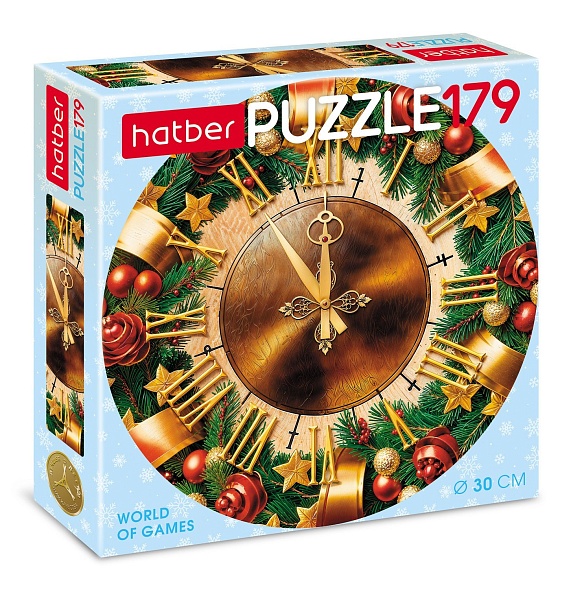 Игра пазлы 179 дет. "часы" (hatber)