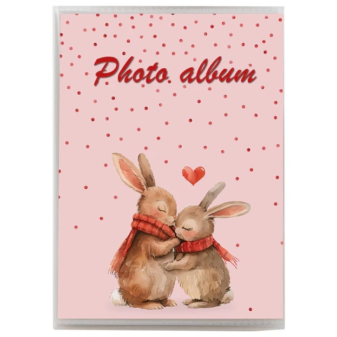 Альбом для фото на 36 ф. 10х15см "cute love" в мягкой обложке