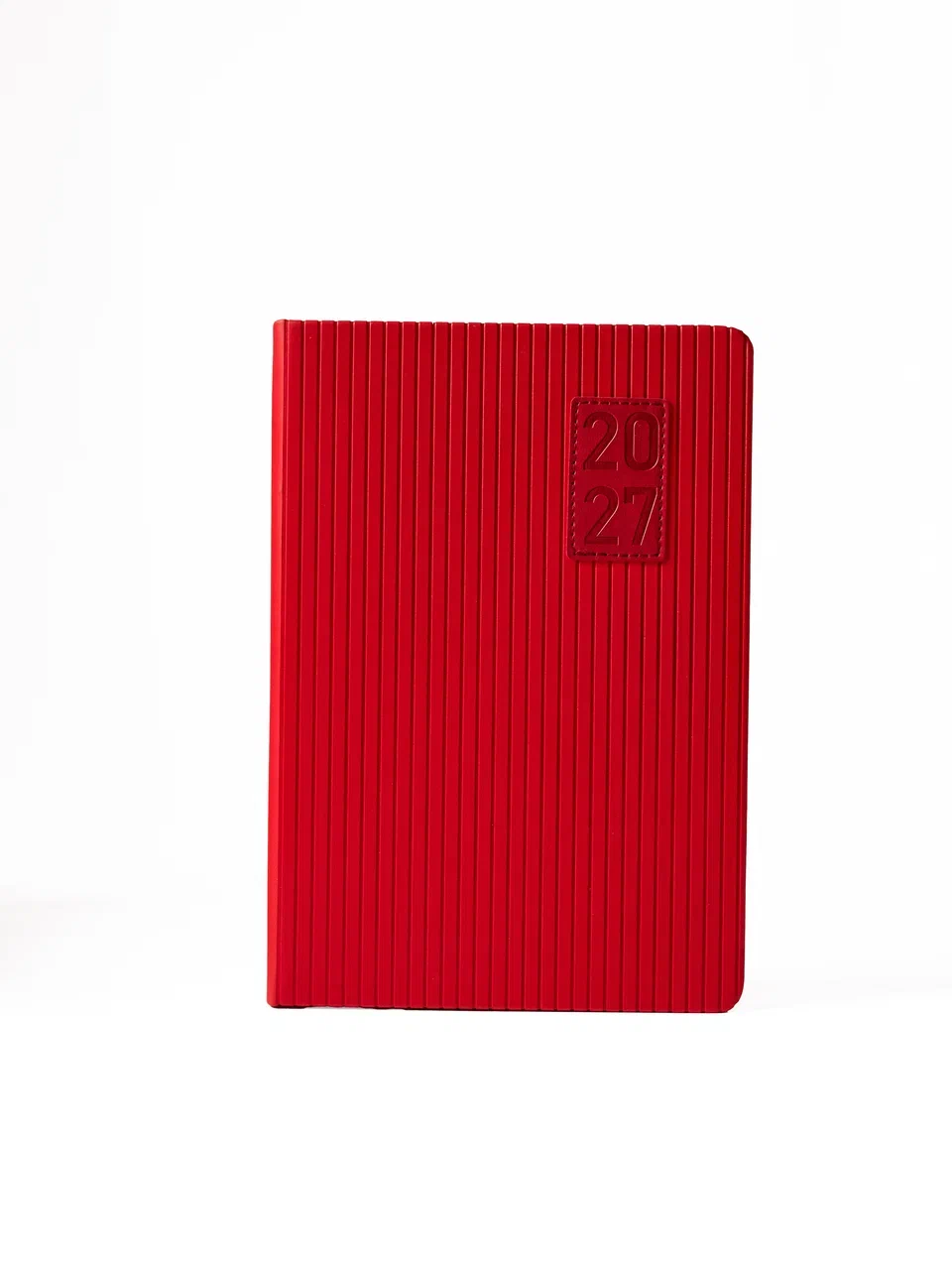 ежедневник 2027 а5 красный аппликация,кож.зам. Ежедневник 2027 а5 красный аппликация,кож.зам.