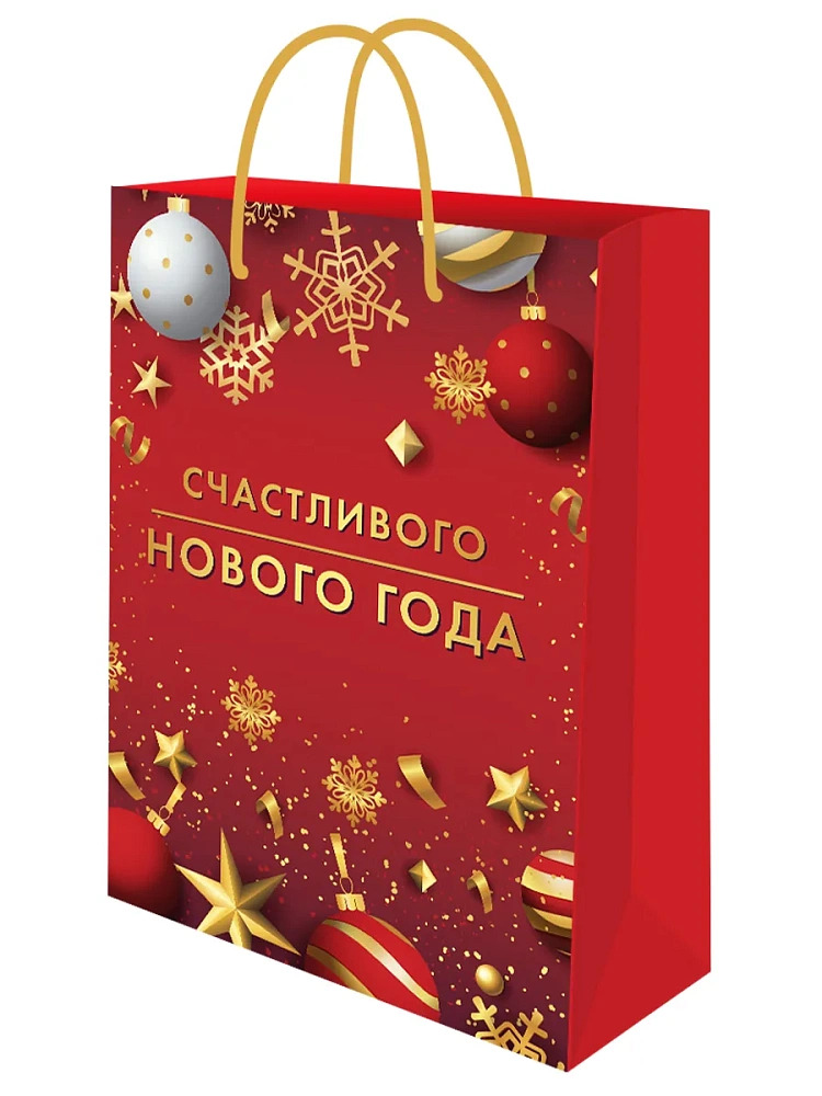 пакет подарочный "новый год в красном" (14х20х6,5см) ламиниров. Пакет подарочный "новый год в красном" (14х20х6,5см) ламиниров.